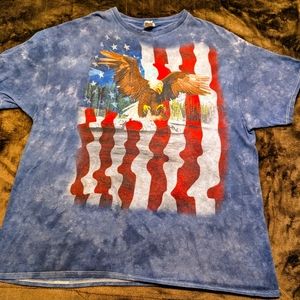 American Flag Eagle T shirt